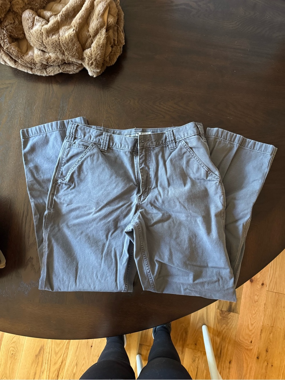 Carhartt Relaxed Fit Pants in Charcoal Gray